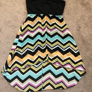 Strapless sundress